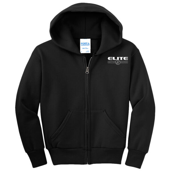 EMW - Youth Core Fleece Full Zip Hooded Sweatshirt Thumbnail